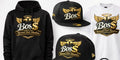Black Hoodie, White Tee, Black hats